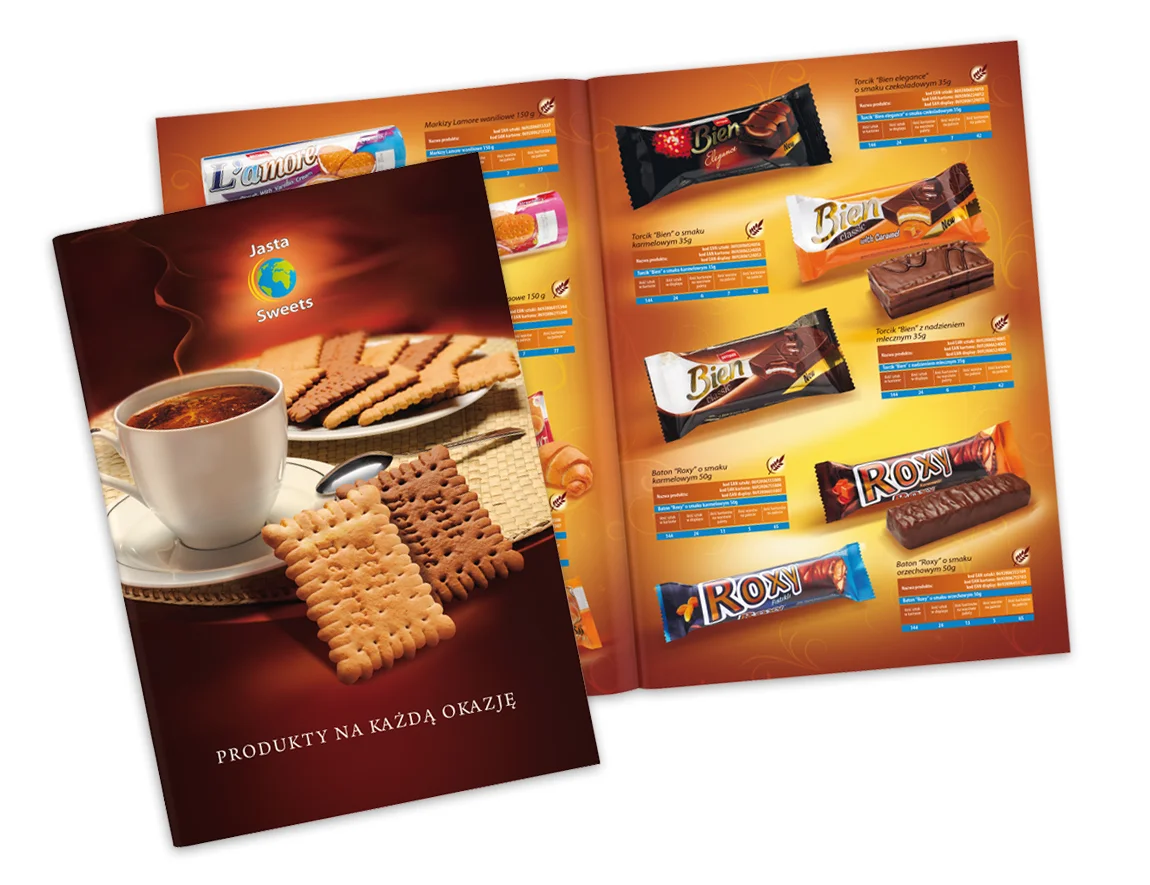 Katalog ze słodyczami Jasta Sweets